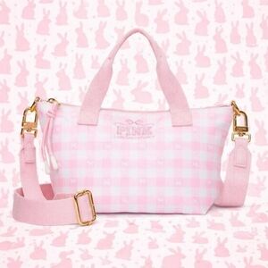 LoveShack Fancy x Victoria's Secret PINK Mini Tote Bag Crossbody Bag Pink NWT